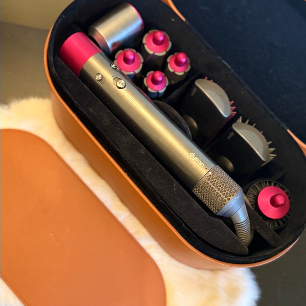 Dyson Hair Styling Kit in Gray and Pink